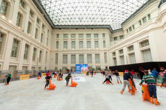 Pista de hielo – Cibeles sobre hielo