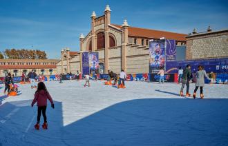 Pista de hielo Matadero Madrid
