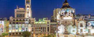 Círculo de Bellas Artes y edificio Metrópolis