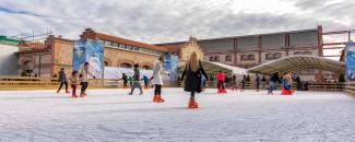 Pista de hielo Matadero Madrid